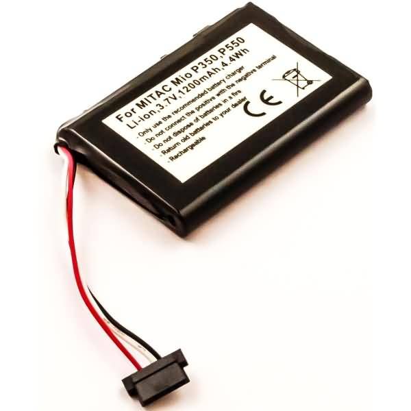 Akku für Medion MDPNA465 Li-Ion 3,7 Volt 1200 mAh schwarz