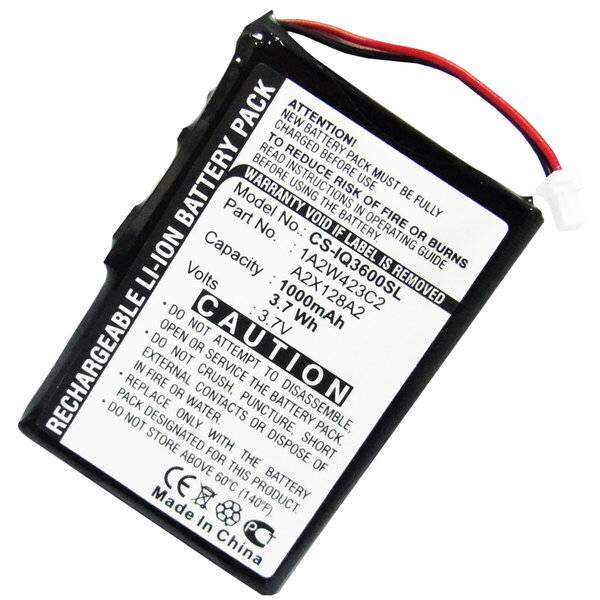 Akku für Garmin iQue 3200 Li-Ion 3,7 Volt 1000 mAh schwarz