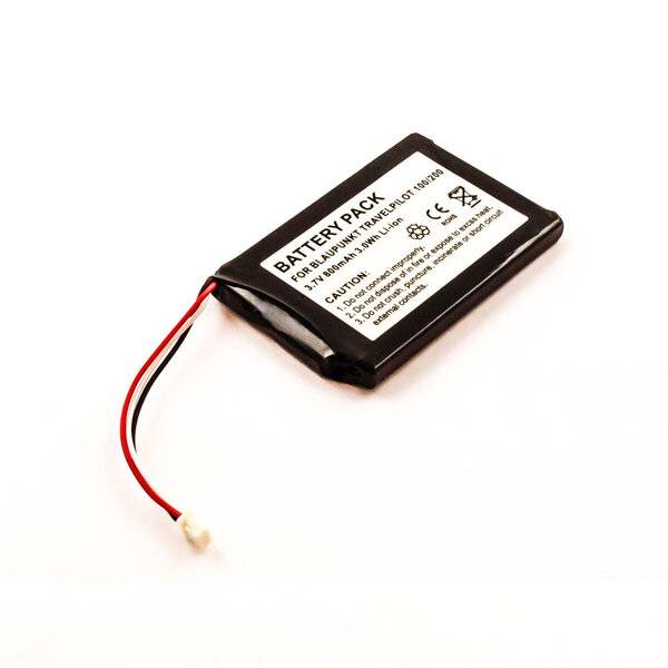 Akku für Blaupunkt Travelpilot 200 Li-Ion 3,7 Volt 800 mAh schwarz