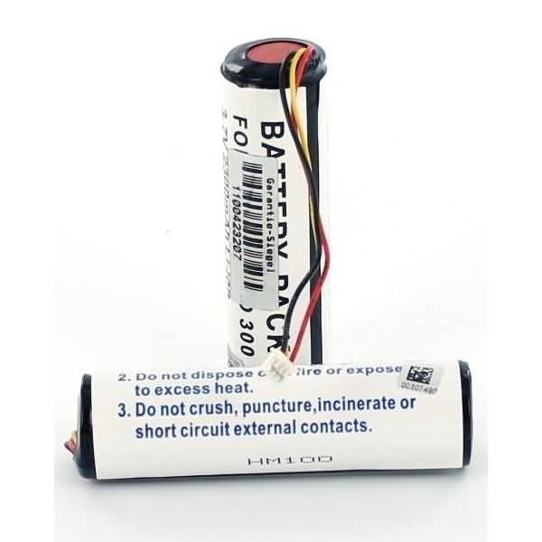 Akku für Blaupunkt Travelpilot Lucca MP3 Li-Ion 3,7 Volt 2300 mAh schwarz