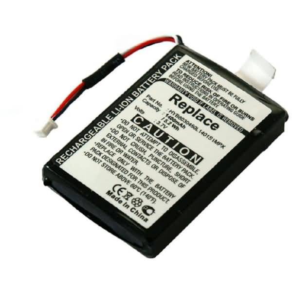 Akku für Vdo PN2050 Li-Ion 3,7 Volt 1400 mAh schwarz