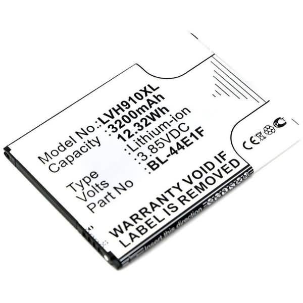 Akku für LG Electronics F800S Li-Ion 3,85 Volt 3200 mAh schwarz