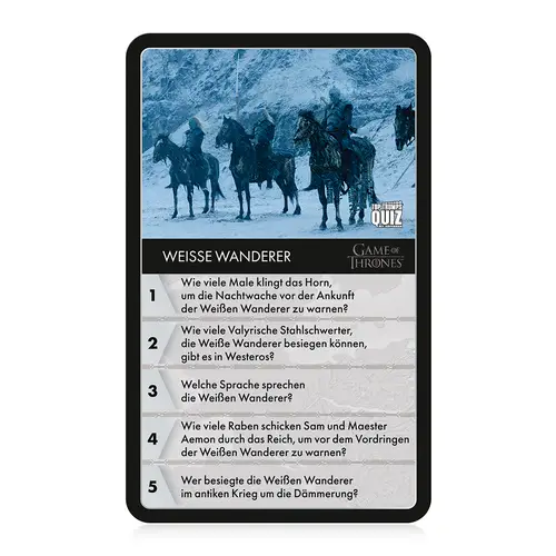 Top Trumps Quiz - Game of Thrones Quizspiel Wissensspiel Top Trumps Quiz - Game of Thrones Quizspiel Wissensspiel