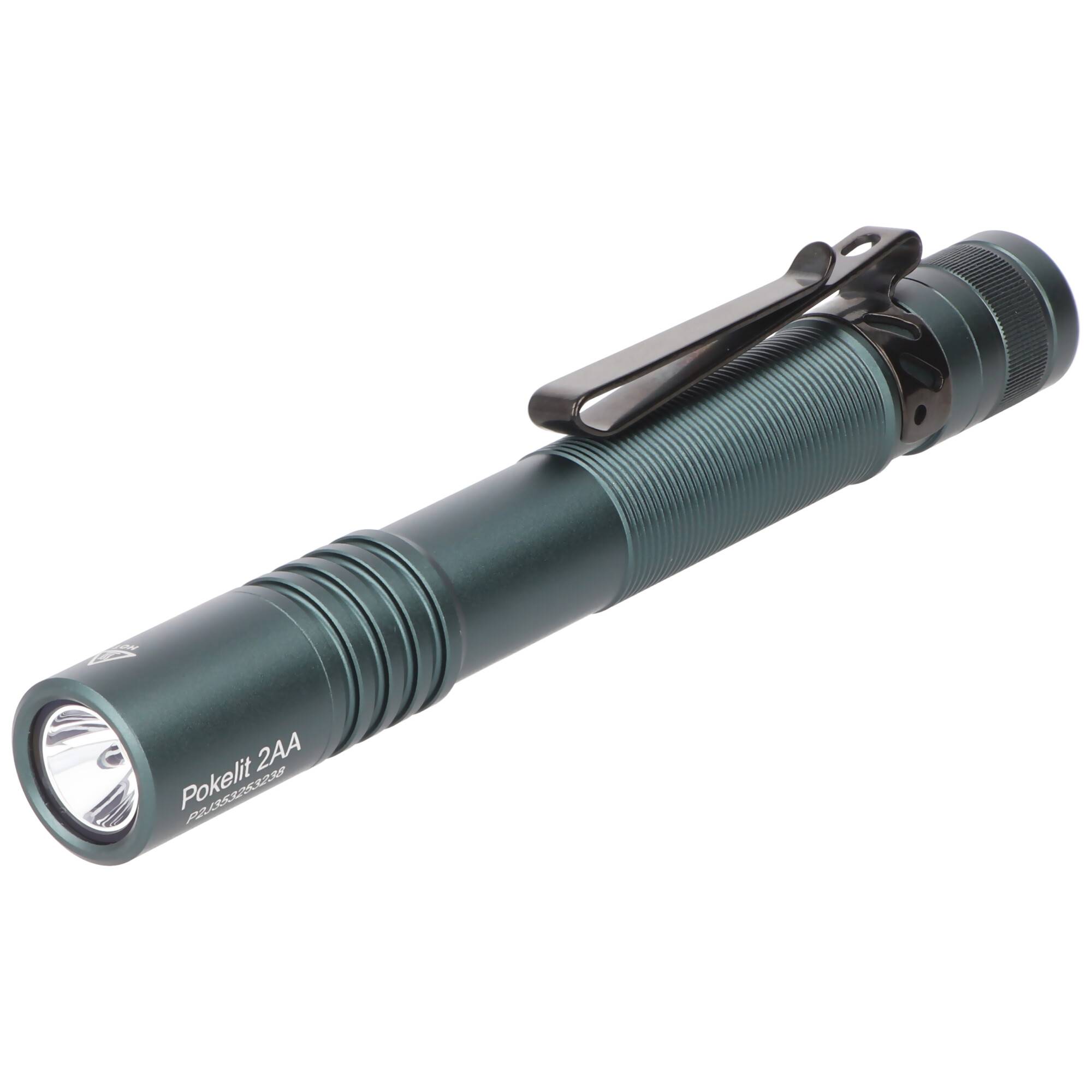 AceBeam Pokelit 2AA EDC-Taschenlampe, 600 Lumen, ideal für den Alltag geeignet, inklusive Li-Ion 14100 1600mAh Akku grün