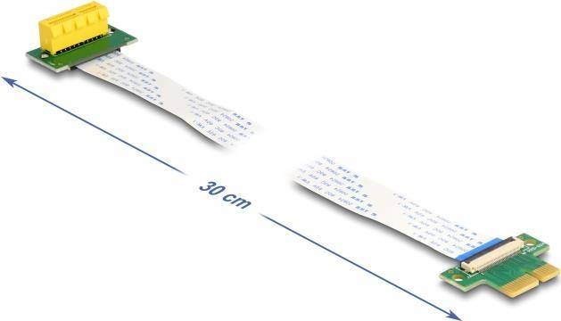 Delock Riser Card - 0,3 m - PCI-Express - Weiß