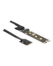 Delock Riser Karte NVMe M.2 Key A+E Stecker zu M Slot mit 20 cm Kabel 0,2 m