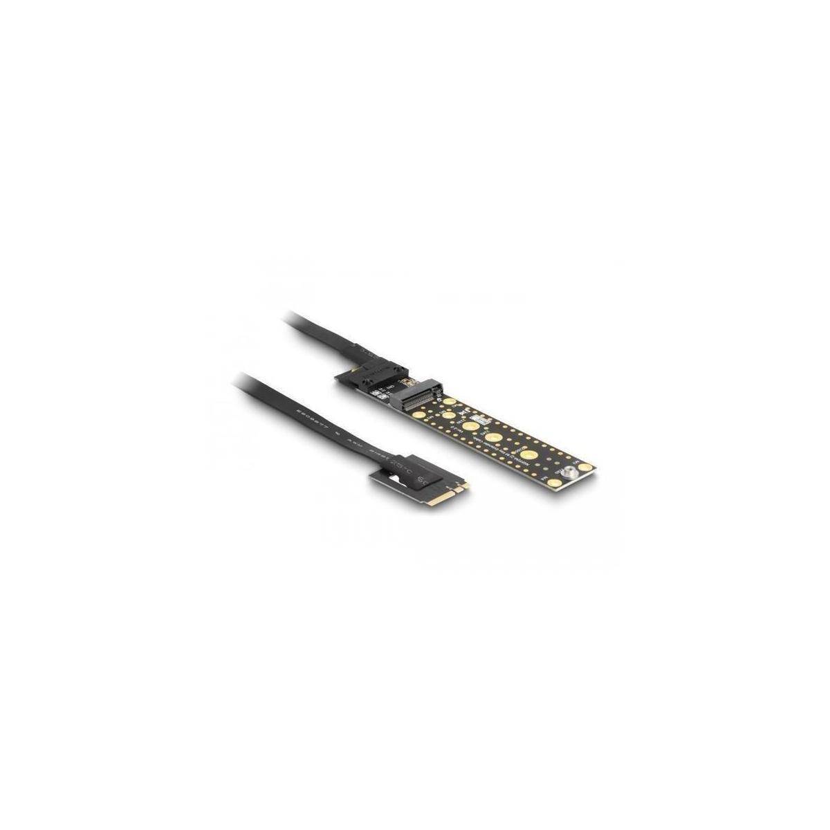 64215 - Riser Karte NVMe M.2 Key A+E Stecker zu Key M Slot mit 20 cm Kabel