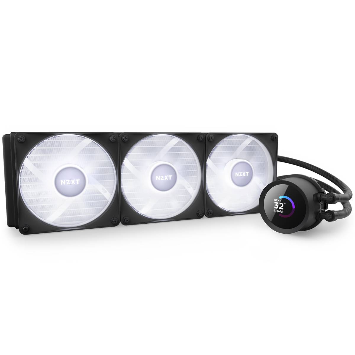 Kraken 360 RGB Prozessor-Flüssigkeitskühlsystem 1er-Pack schwarz 120 mm