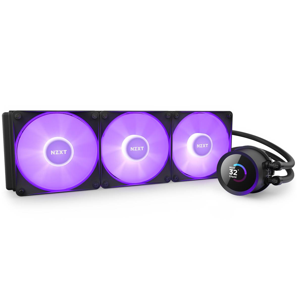 Kraken 360 RGB Prozessor-Flüssigkeitskühlsystem 1er-Pack schwarz 120 mm