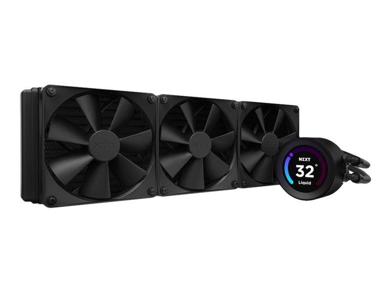 NZXT Kraken Elite 360 - Prozessor-Flüssigkeitskühlsystem - mit LCD-Display - (für: AM4, LGA1200, LGA1700, AM5, LGA115x S