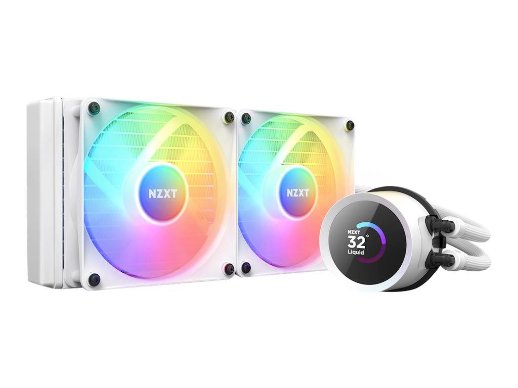 NZXT Kraken 240 RGB - Prozessor-Flüssigkeitskühlsystem - (für: LGA115x Socket, LGA1200, LGA1700, AM4, AM5, sTRX4, TR4)