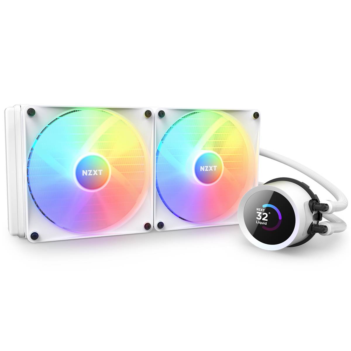 Kraken 280 RGB - Prozessor-Flüssigkeitskühlsystem Weiß