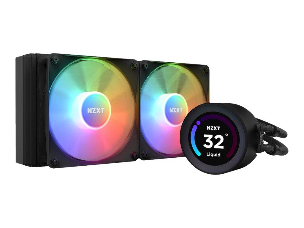 NZXT Kraken Elite 240 RGB - Prozessor-Flüssigkeitskühlsystem - mit LCD-Display - (für: LGA115x Socket, LGA1200, LGA1700,
