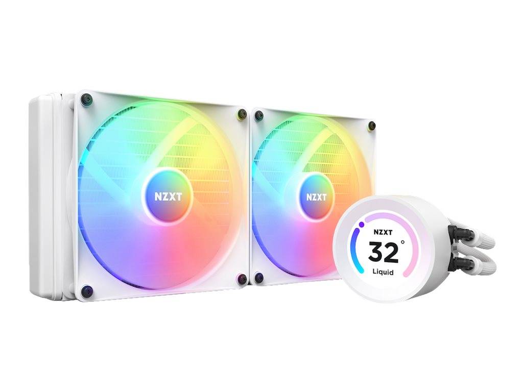 NZXT Kraken Elite 280 RGB - Prozessor-Flüssigkeitskühlsystem - mit LCD-Display - (für: LGA115x Socket, LGA1200, LGA1700,