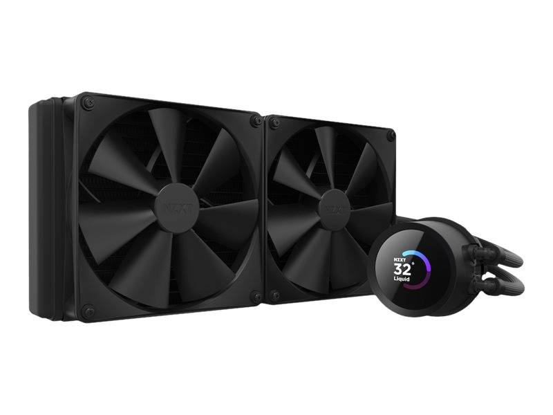 NZXT Kraken 280 - Prozessor-Flüssigkeitskühlsystem - mit LCD-Display - (für: AM4, TR4, sTRX4, LGA1200, LGA1700, AM5, LGA