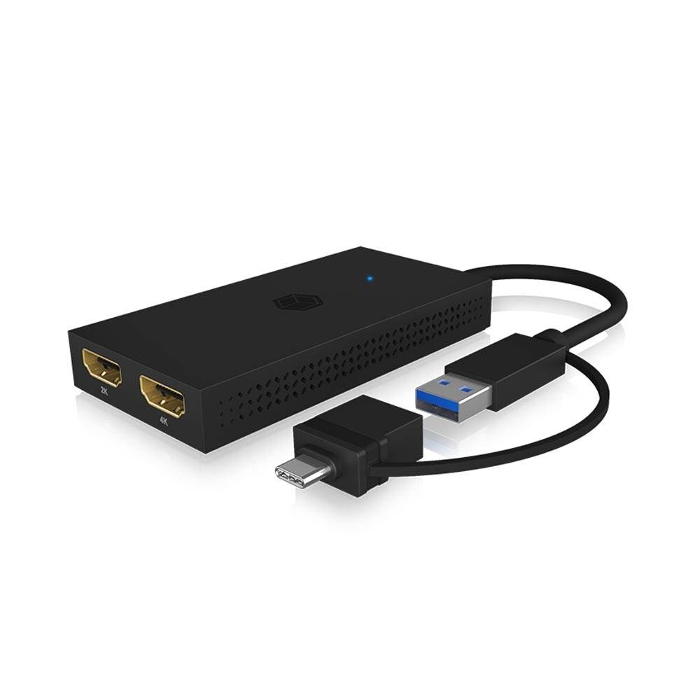 Splitter mobil USB 3.2 auf Dual HDMI