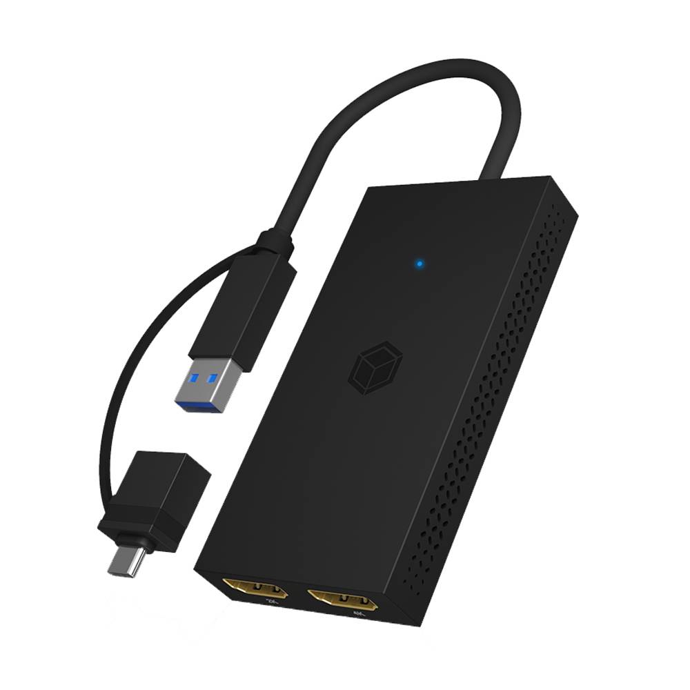 Splitter mobil USB 3.2 auf Dual HDMI