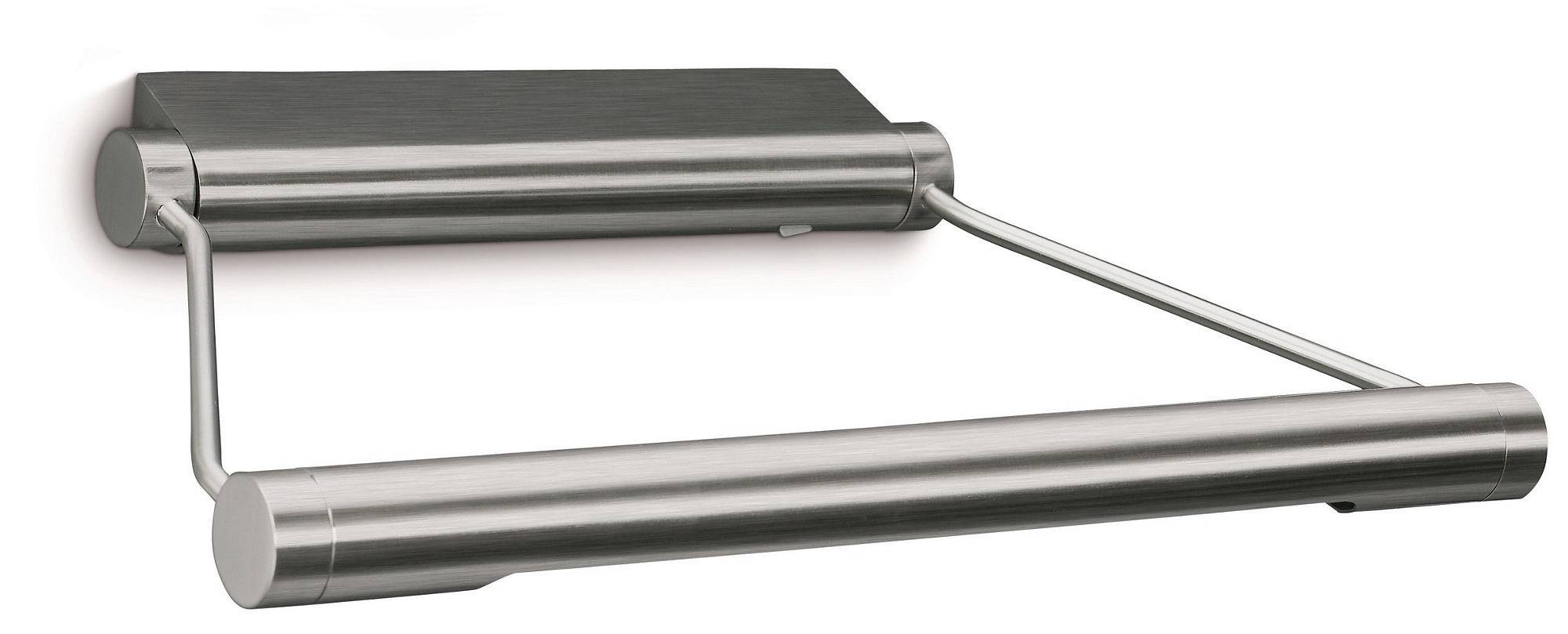 Philips Bilderleuchte Stahl gebürstet 8W Ein-Ausschalter 2700K