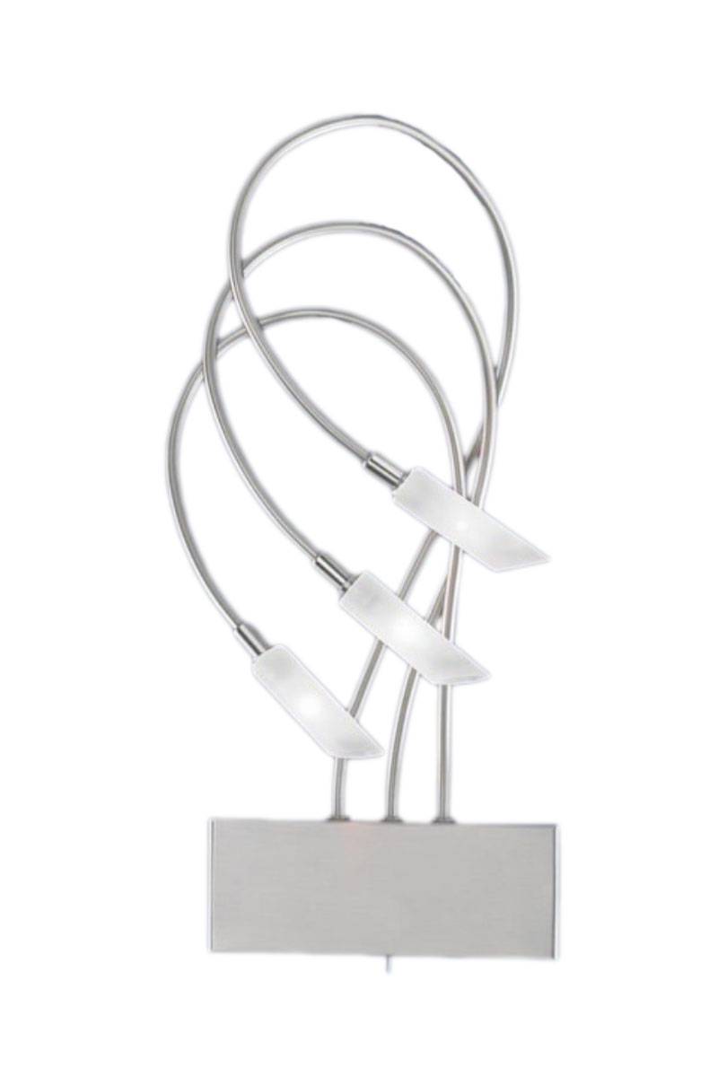 Moderne Halogen Wandleuchte Spirit 3 Flammig mit Schalter 31cm Höhe 3x G4