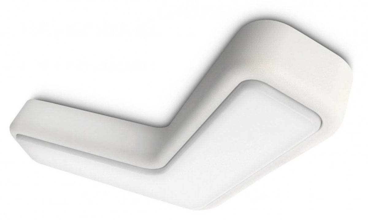 Philips Ecomoods Wandleuchte Deckenleuchte Weiß Eckig 2 Flammig