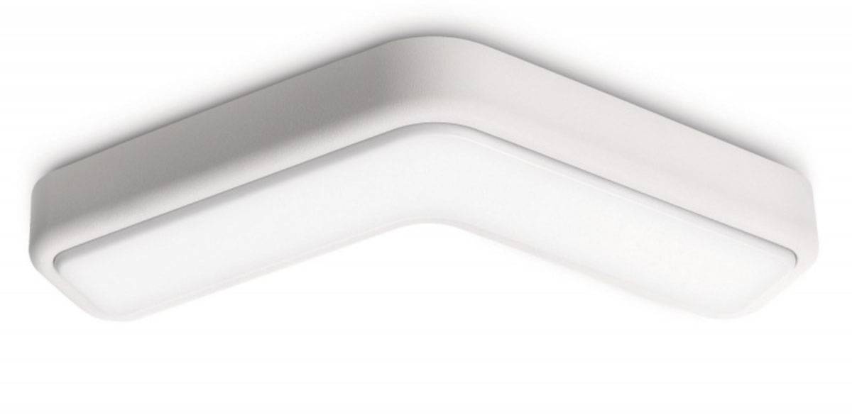 Philips Ecomoods Wandleuchte Deckenleuchte Weiß Eckig 2 Flammig