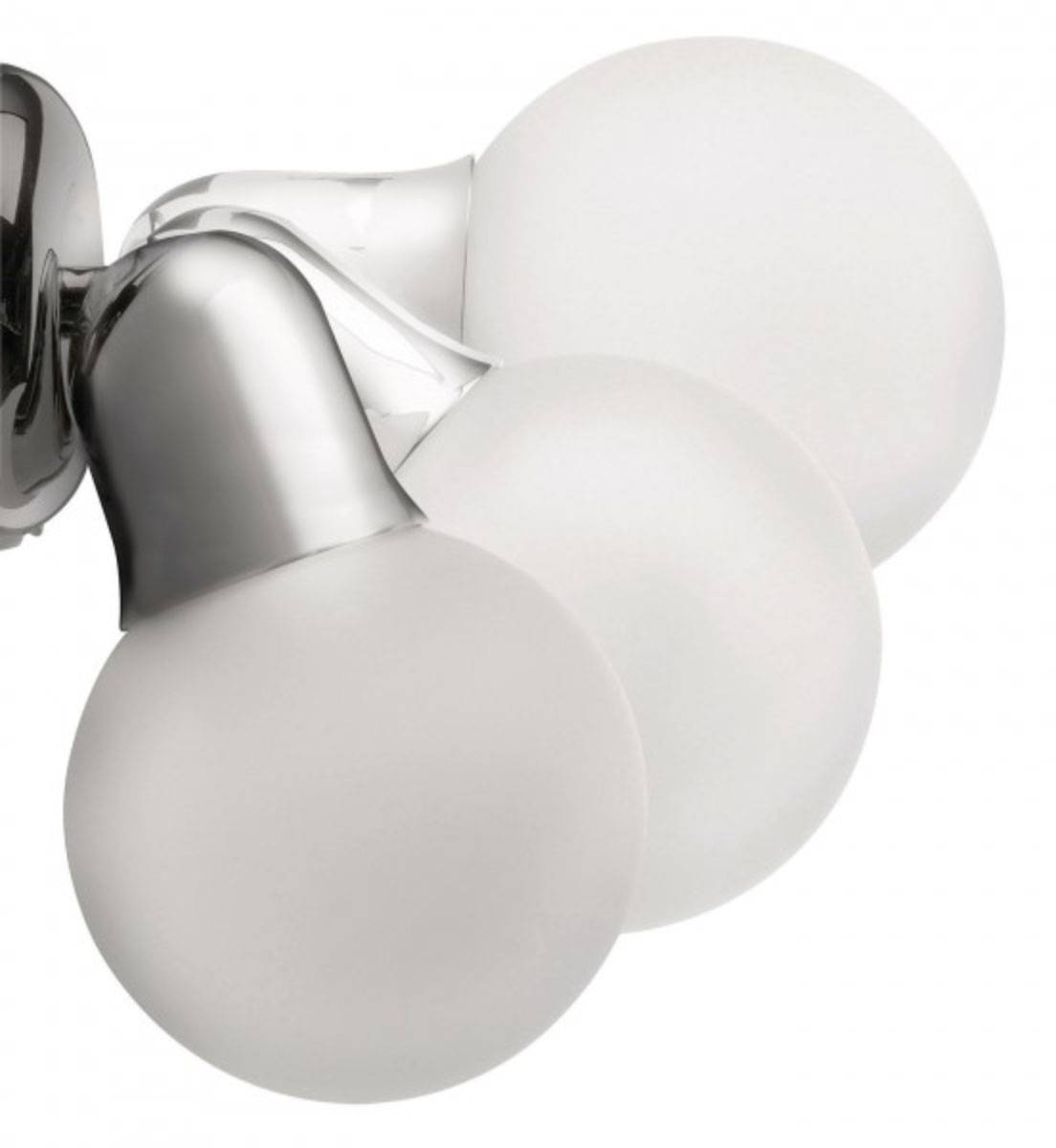 Philips Ecomoods Wandleuchte Energiespar Chrom Kugel Glas