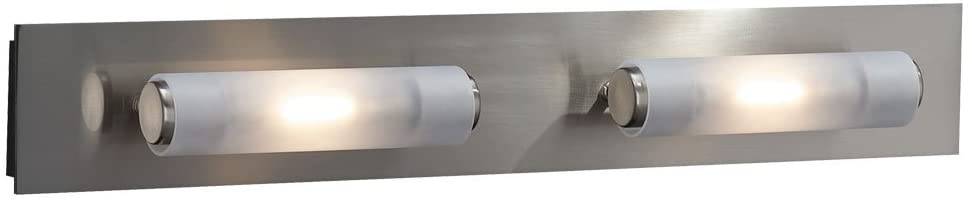 Badezimmerleuchte Halogen Glas 2 Flammig 58cm Breit R7S