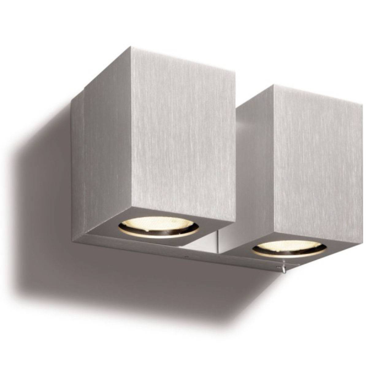 Philips Ecomoods Wandleuchte Tara mit Schalter Wandlampe Leuchte 2x GU10 max 10W