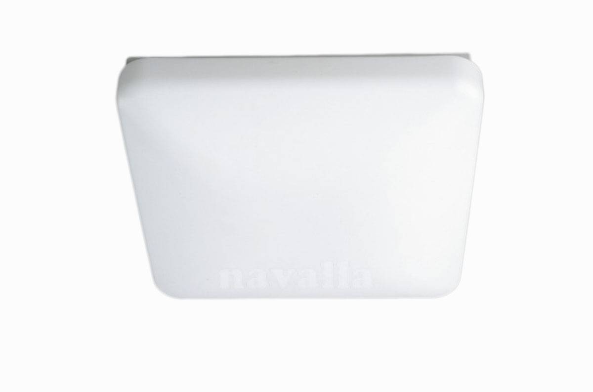 Wandleuchte Deckenleuchte Weiss IP44 Energiespar G10q eckig Badezimmer 37cm