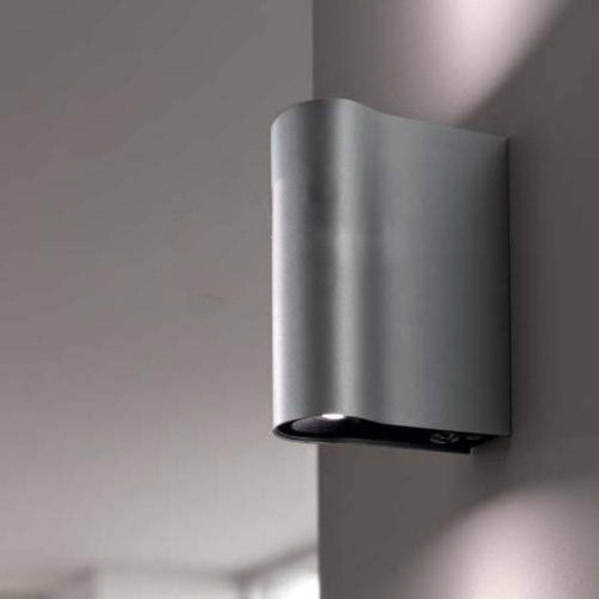 Philips LED Wandleuchte Pytha Alu Up & Down Wandlampe 2700K 260lm 2x 2W