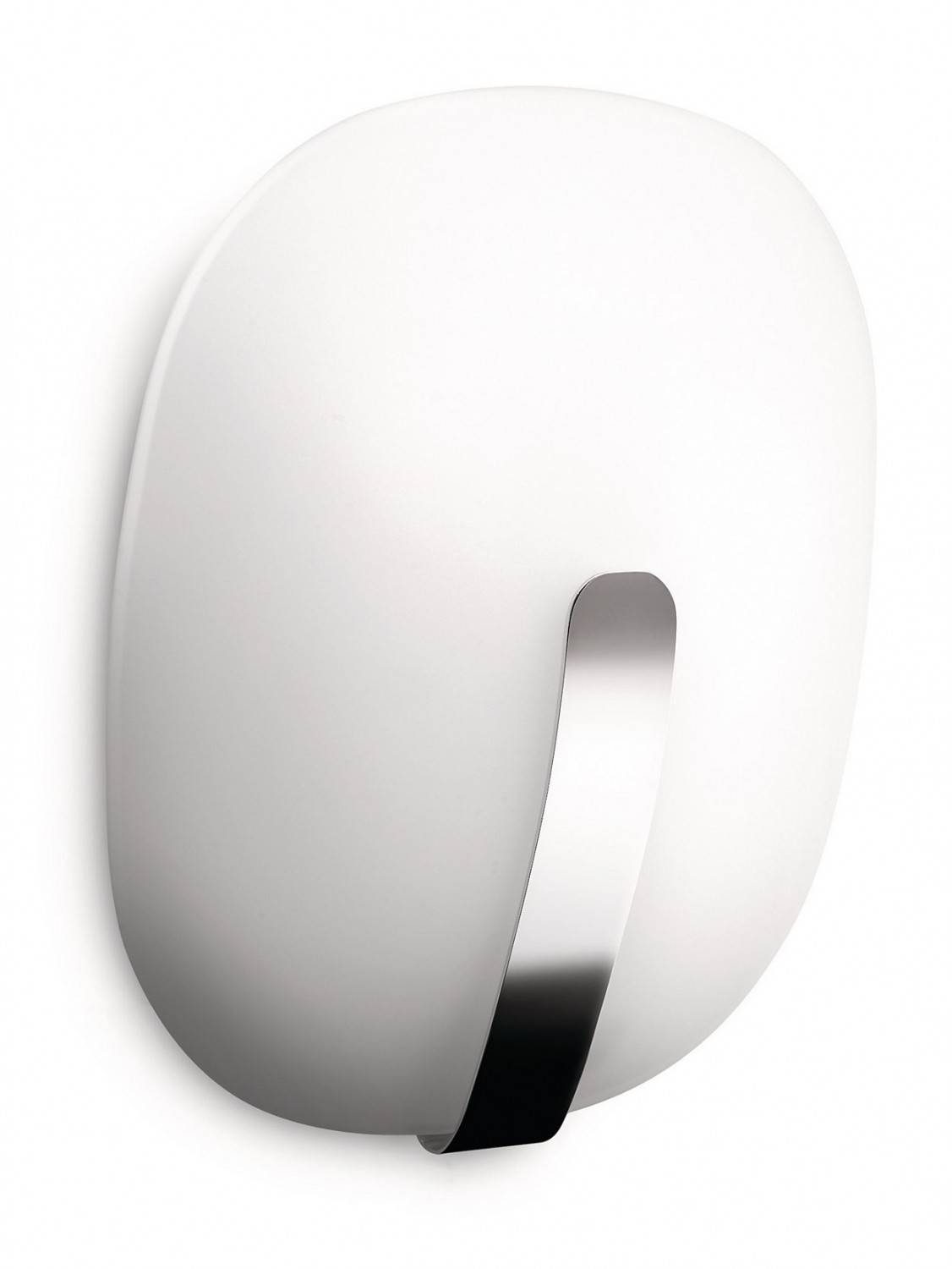 Chromfarbene Philips myLiving Wandleuchte Wandlampe Glas Silber inkl. 16W