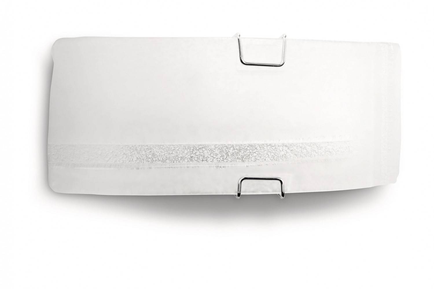 Wandleuchte Glas Weiß 30cm Dekorglas