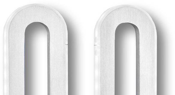 Deutsche LED Wandleuchte 24W/230V dimmbar Nickel 2400lm Warmweiß 40,5x15,5x6cm