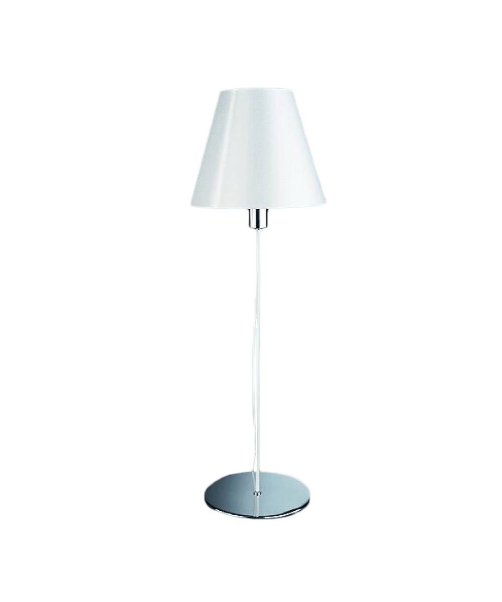 Tischleuchte Weiss Nachttischlampe 65,3cm Hoch