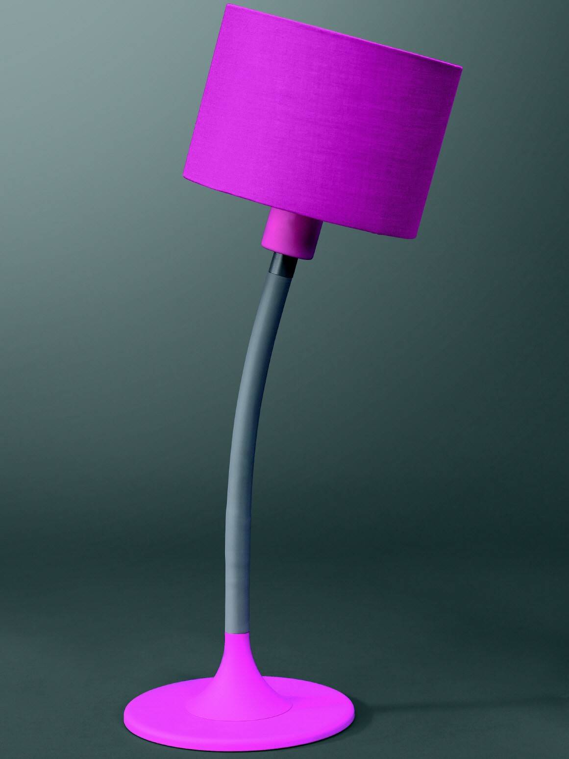 Energiespar Schreibtischleuchte Massive Bertus Büro 1x E14 8W Pink mit Schalter