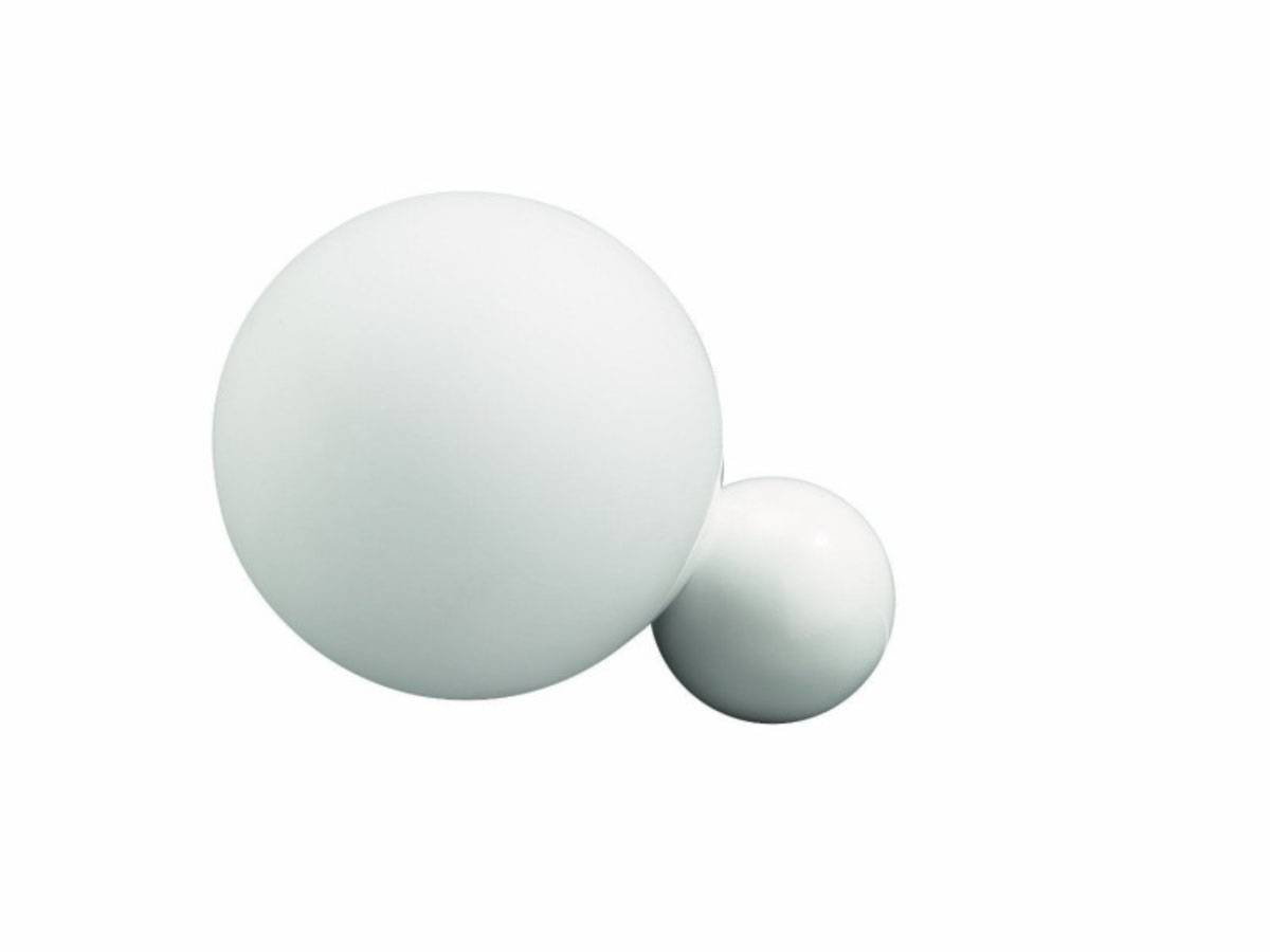 Tischleuchte Bozza Uni 1x E14 mit Touch 40W Glas Weiss Kugel