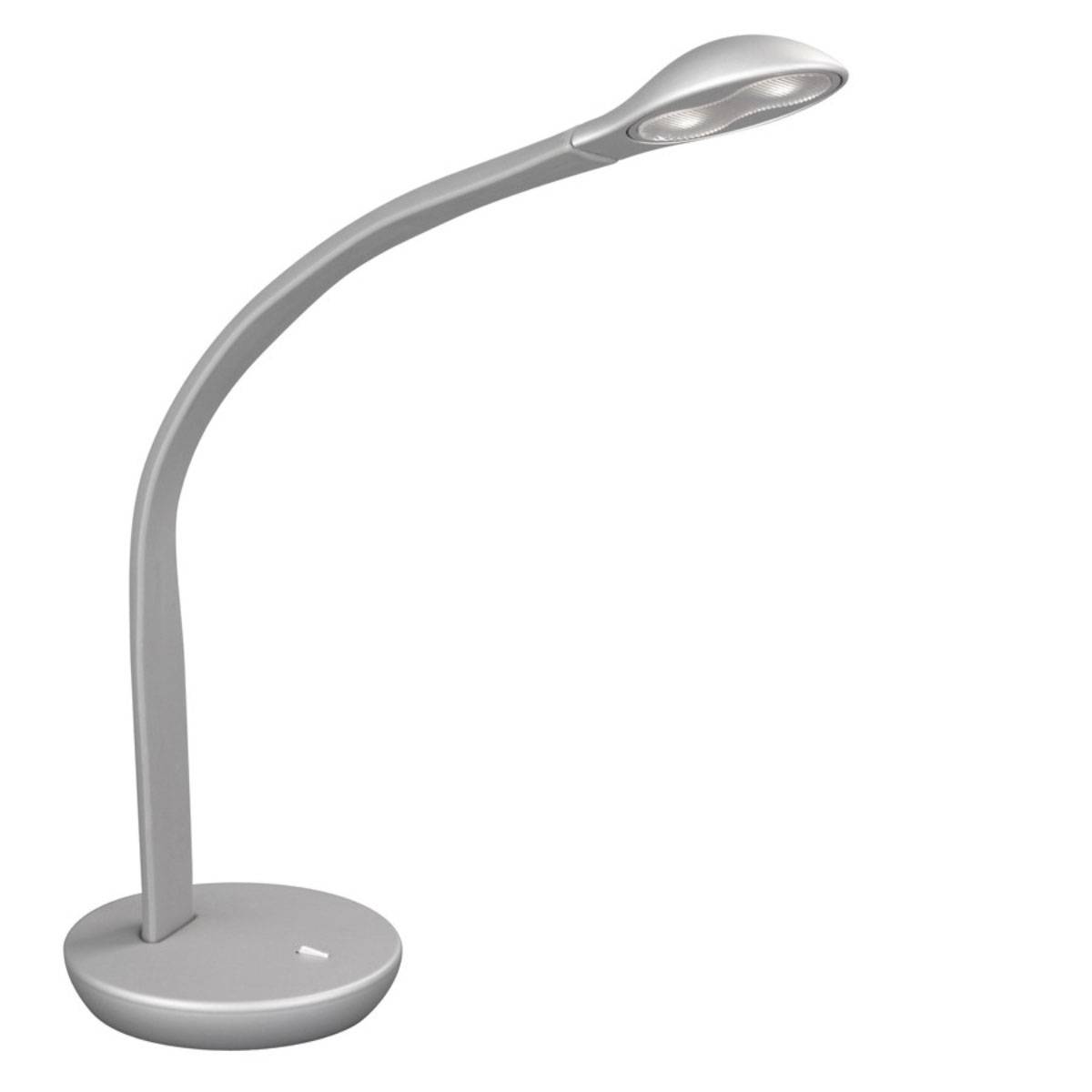 LED Schreibtischleuchte Tischleuchte Grau 2 x 2,5W 63,1cm Höhe
