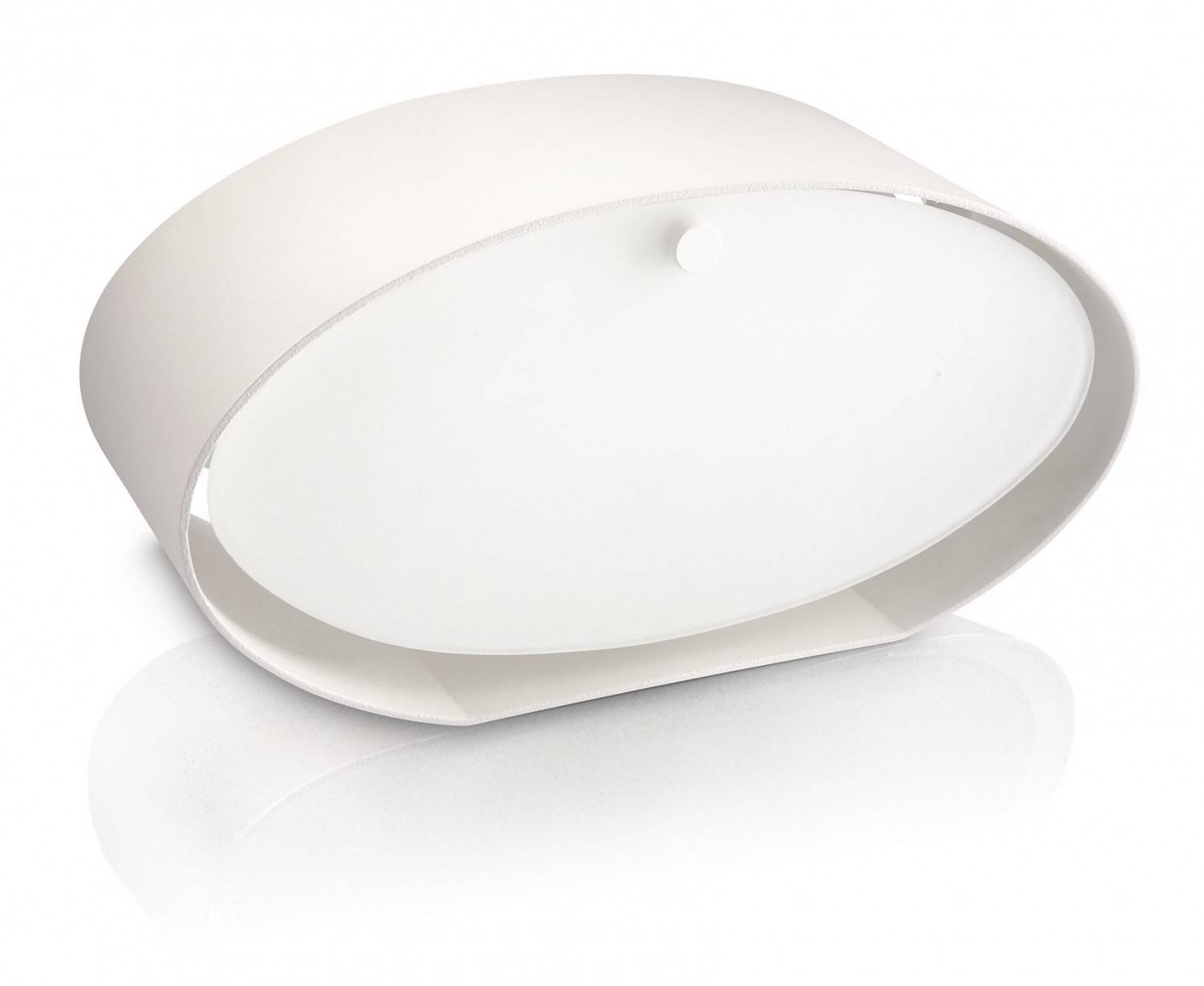 Tischleuchte Tischlampe Weiß Schalter Glas Metall