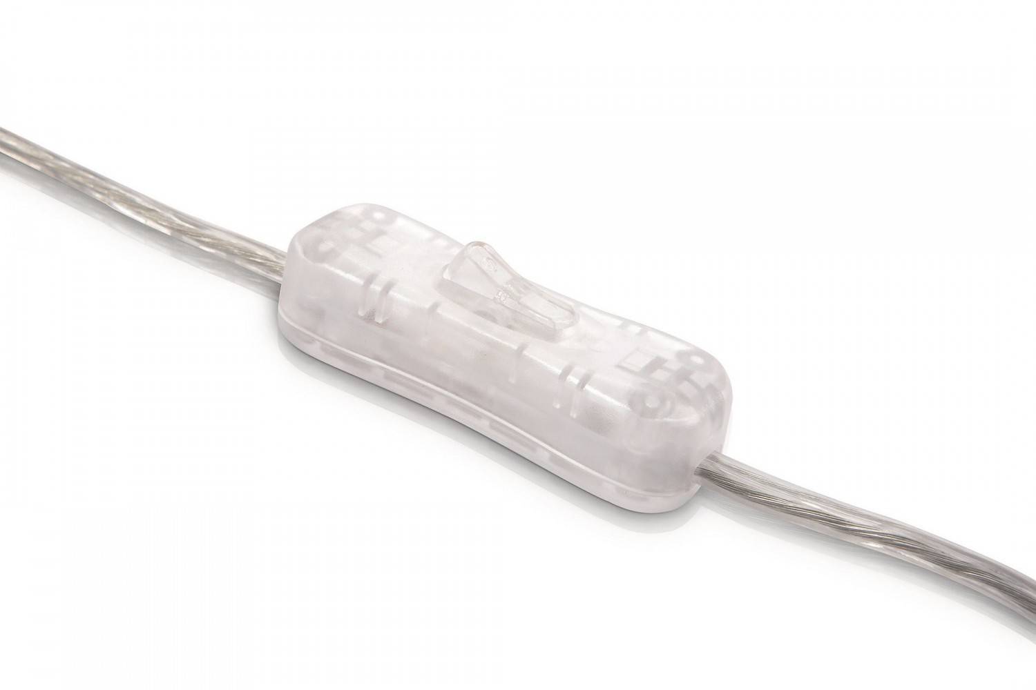 Tischleuchte Tischlampe Weiß Schalter Glas Metall