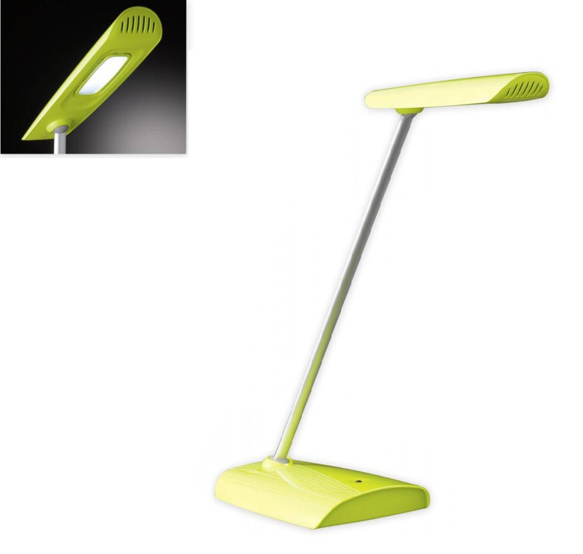 Honsel Bocca Tischleuchte LED 5W/230V Grün Dimmbar 230lm 6000K bis 50cm