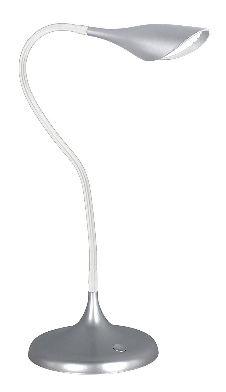 Schreibtischleuchte Verse LED 5W/230V Silber Verstellbar Schalter 400lm 4000K
