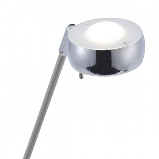 LED Tischleuchte Stahl Schreibtischleuchte Fernbedienung Farbwechsel Dimmbar RGB