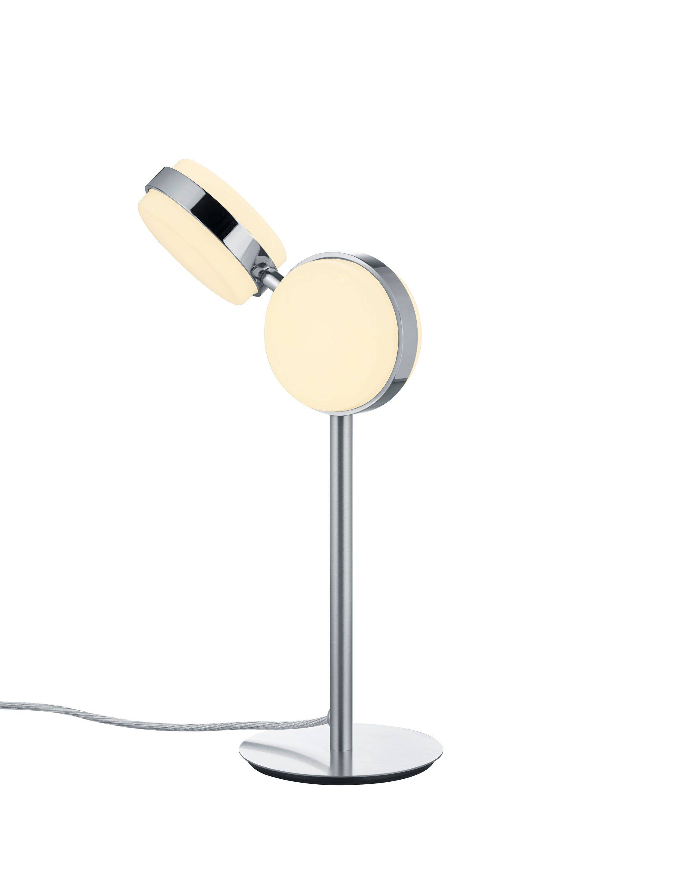 Deutsche LED Tischleuchte Silber 960lm Dimmbar Fernbedienung ZigBee RGB Verstellbar