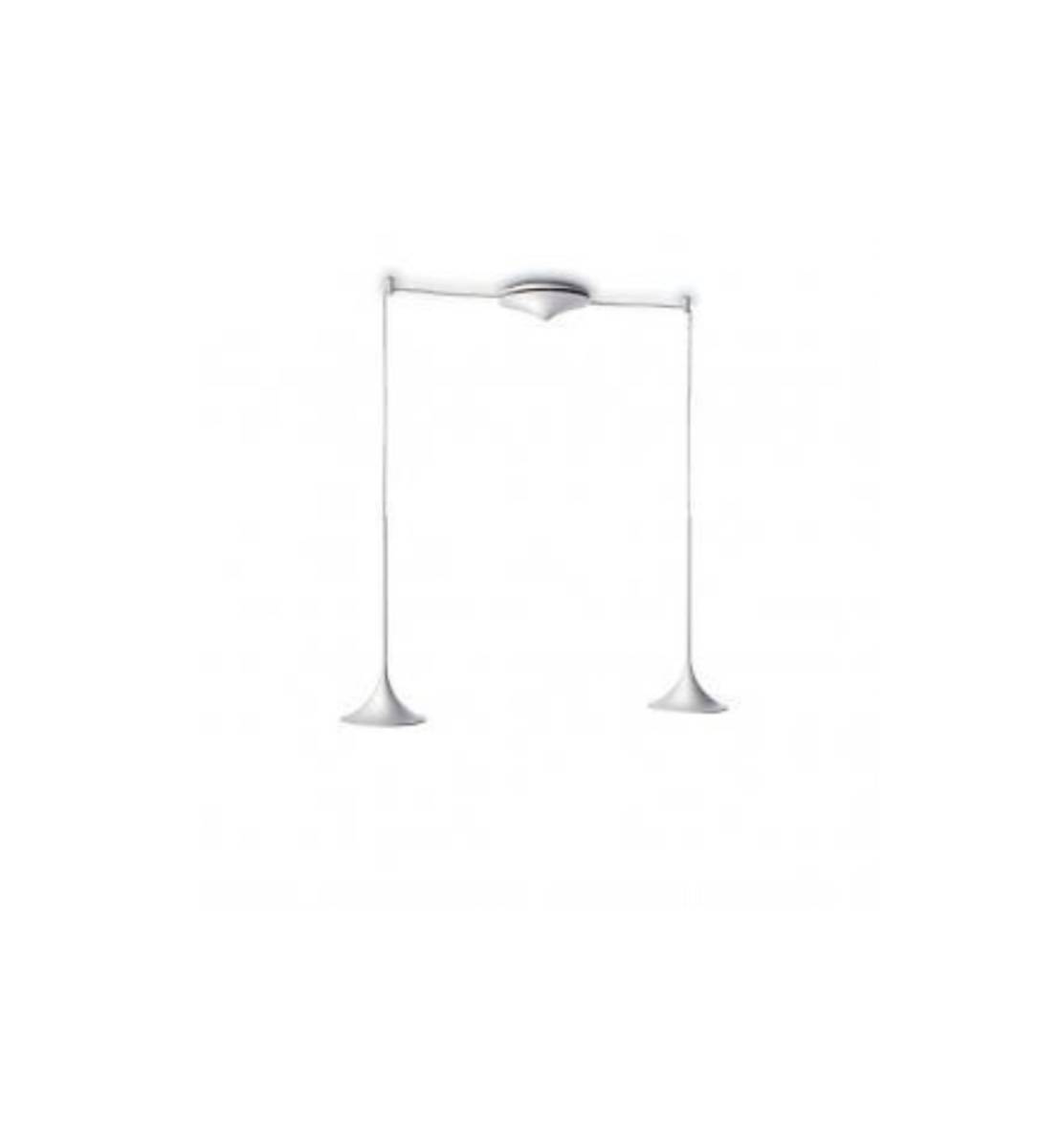 Philips PowerLED Pendelleuchte Höhenverstellbar warmweiß Aluminium Tulpenform