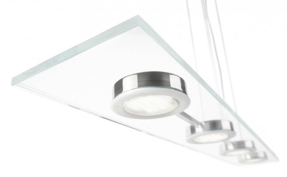 Philips myLiving Pendelleuchte Cavalli 4x GX53 9W warmweiß höhenverstellbar Glas