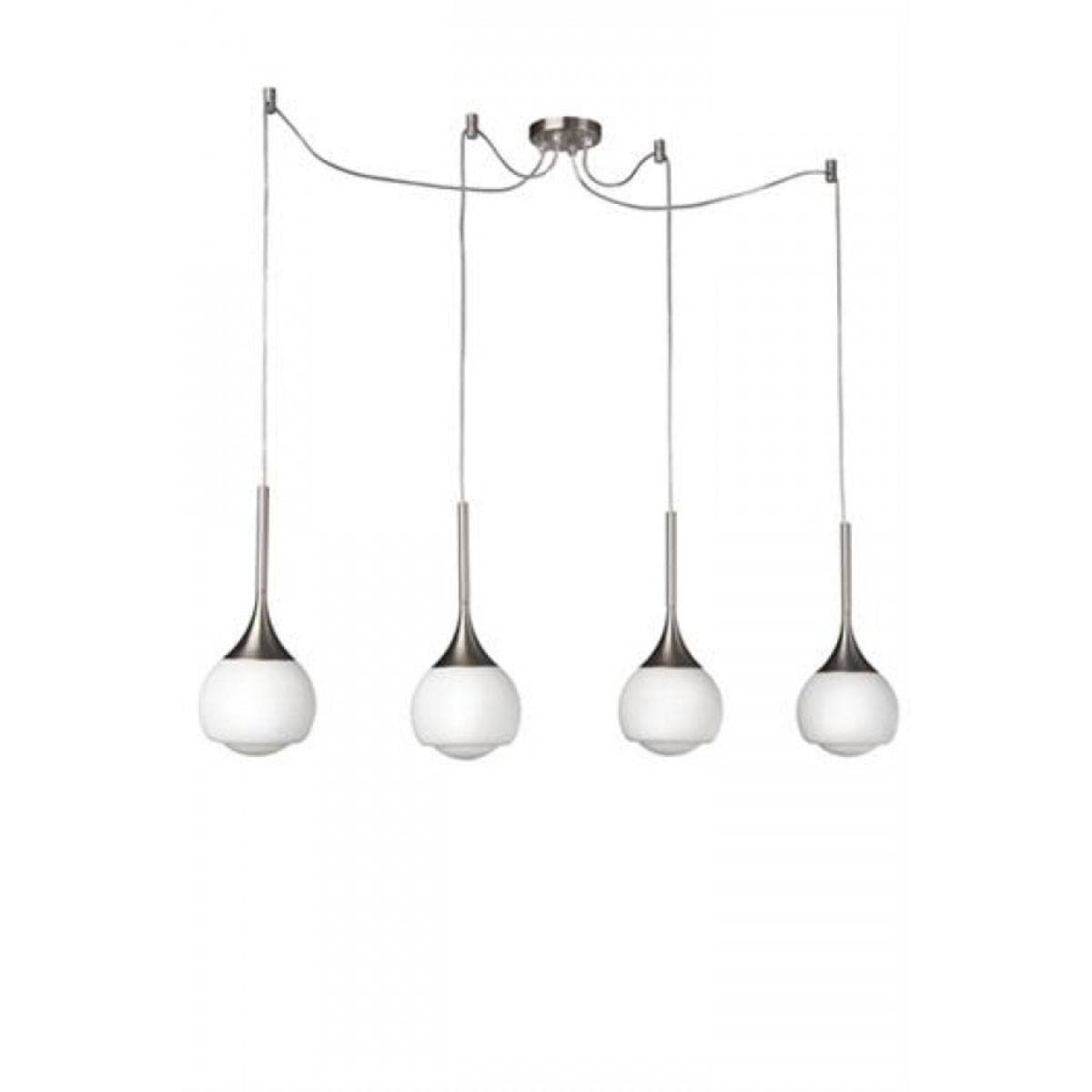 Massive Pendelleuchte Bayo Uno 4 Warmweiß 600lm 4x E14 Hängeleuchte