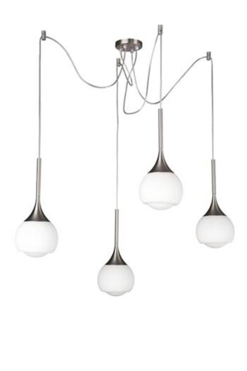 Massive Pendelleuchte Bayo Uno 4 Warmweiß 600lm 4x E14 Hängeleuchte