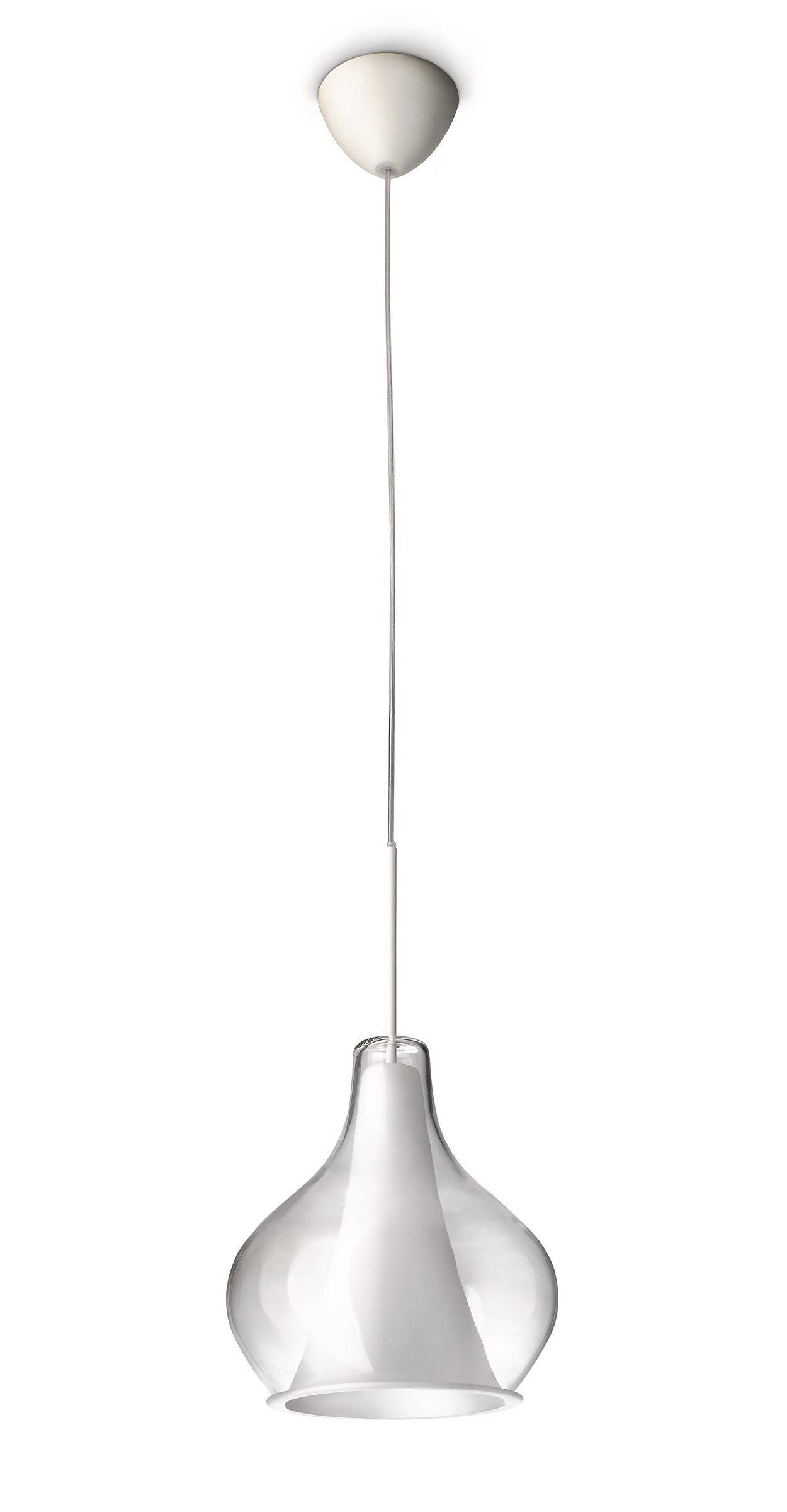 Philips Ecomoods Pendelleuchte Glas Dimmbar E27 15W 2700K Warmweiß bis 8000h