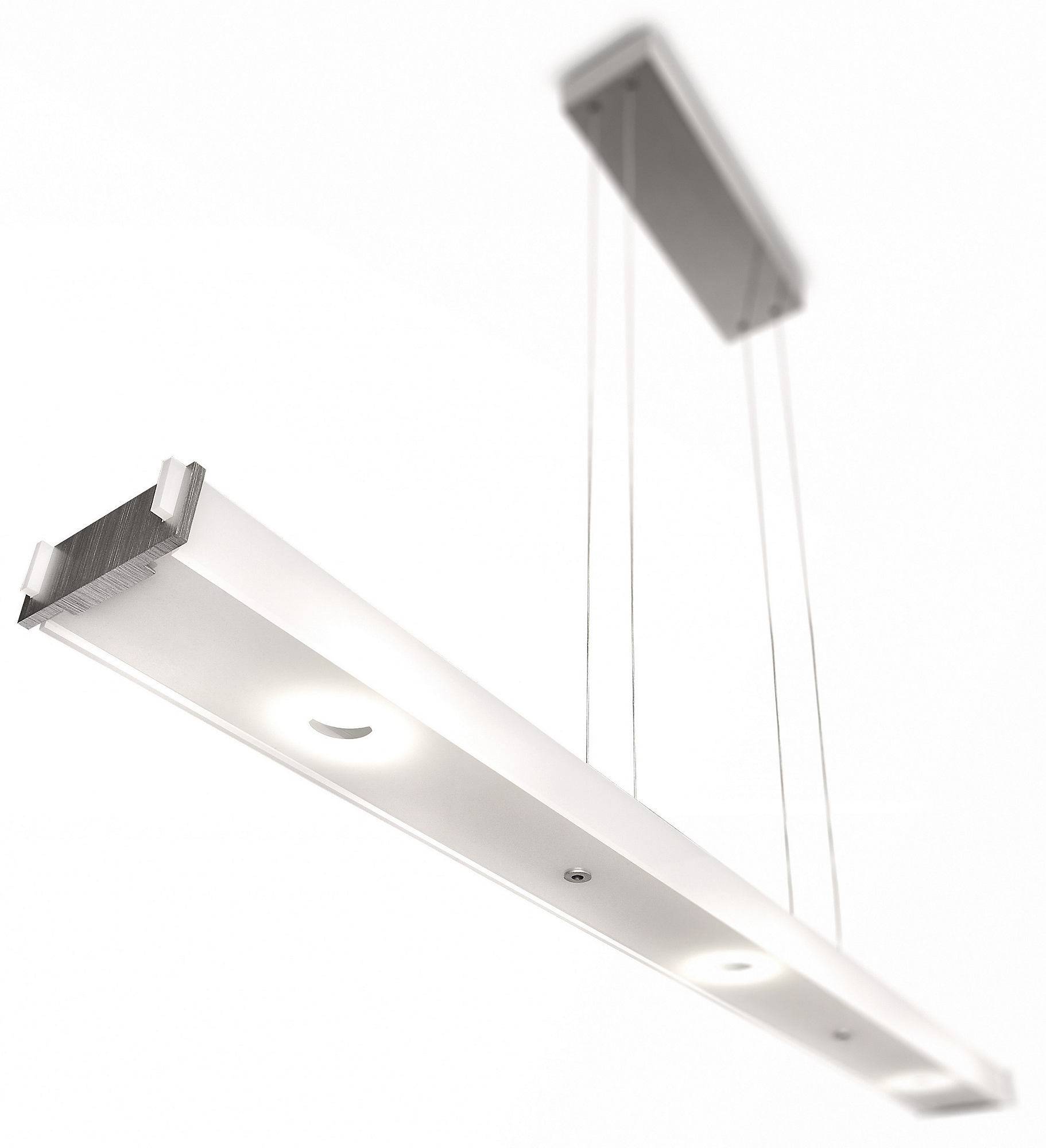 Philips Ledino Pendelleuchte LED Alu Glas Lichtfarbe einstellbar Dimmbar