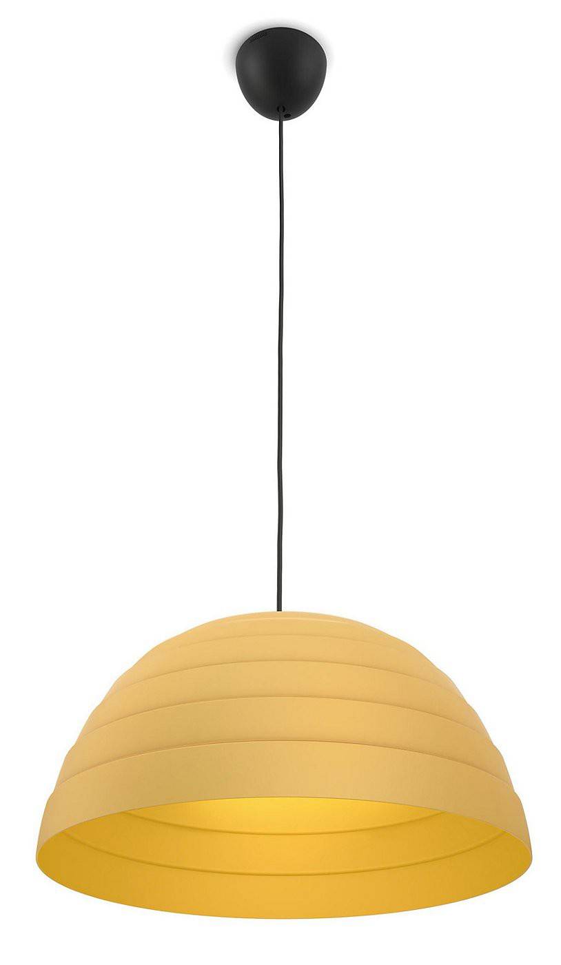 Philips LED Pendelleuchte myLiving Var 430lm Orange Schirm Hängelampe Küche